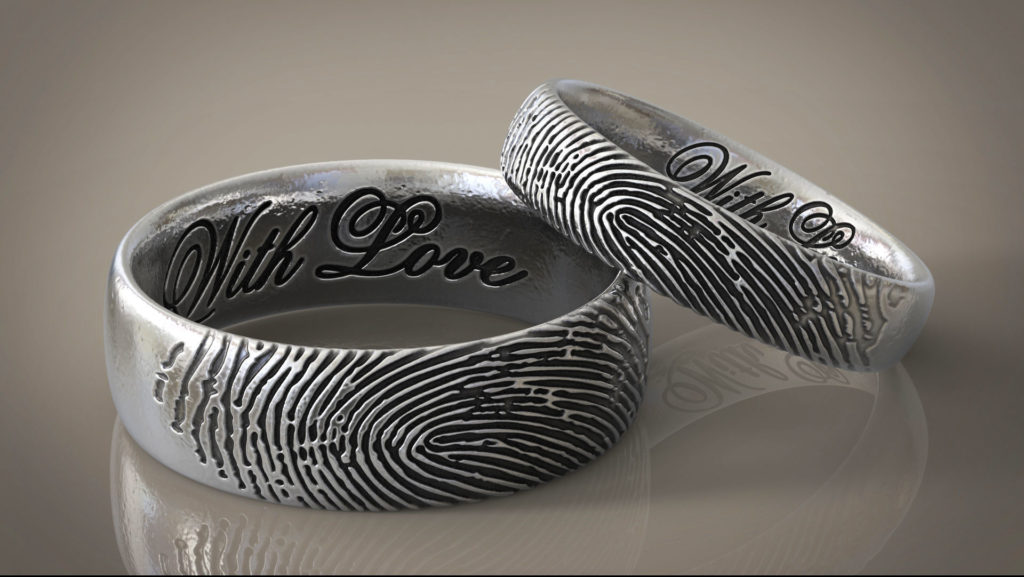 wedding fingerprint ring