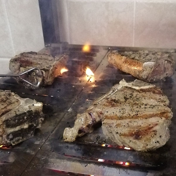 eat steak grill